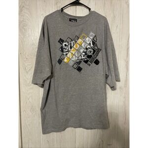 Southpole t-shirt New York 5 Boroughs puffy Grey Grunge street wear urban Y2K XL